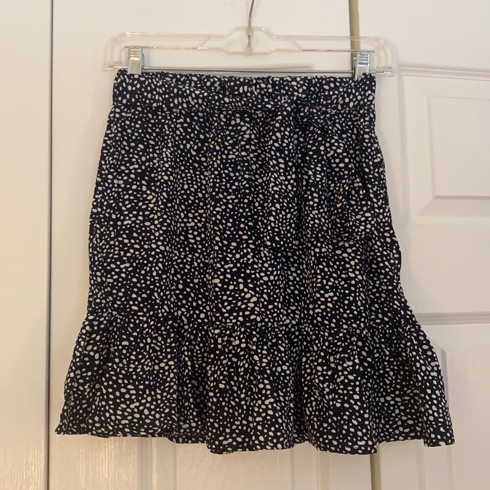 Black And White Skirt